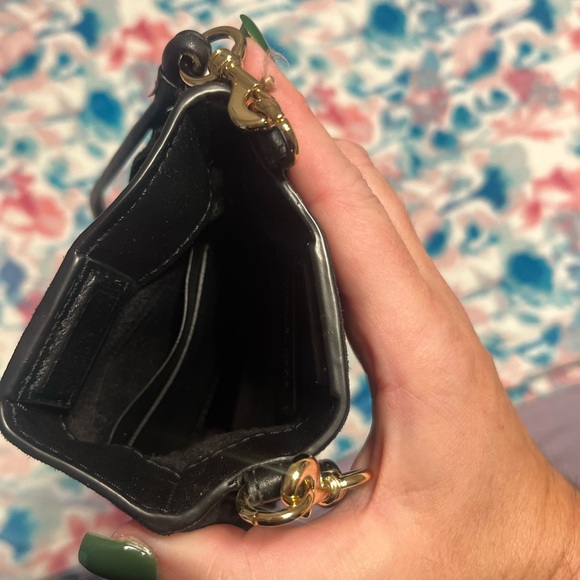 Michael Kors Black Suede Fringe Crossbody Bag - Picture 2 of 2